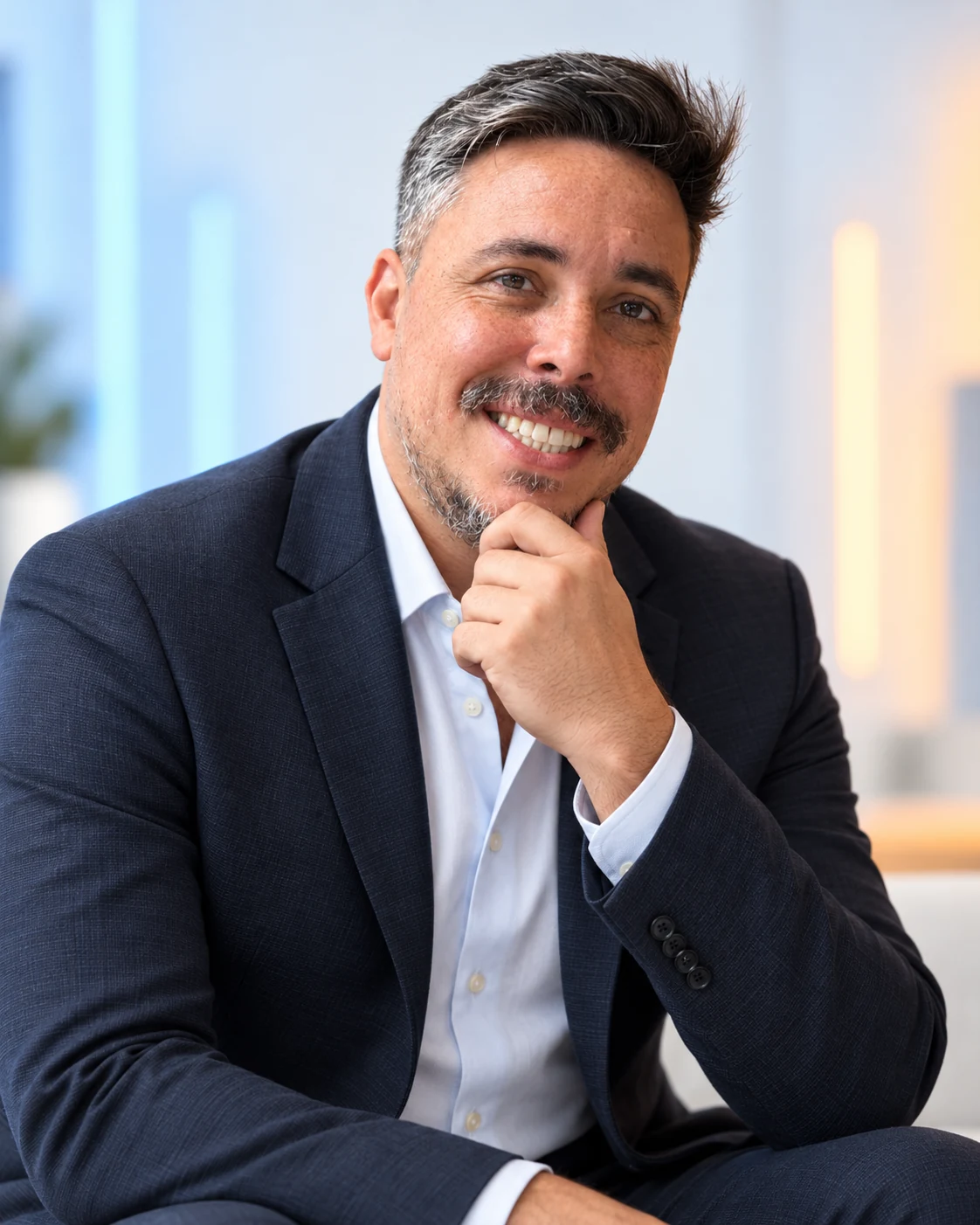 Rodrigo Bianco sorrindo